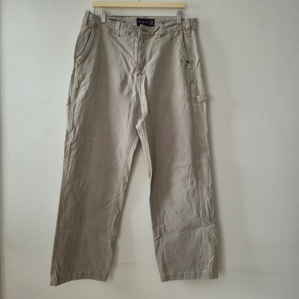 Abercrombie & Fitch Men’s Baggy Carpenter Workwear Pants